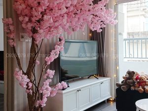 cây đào giả trang trí